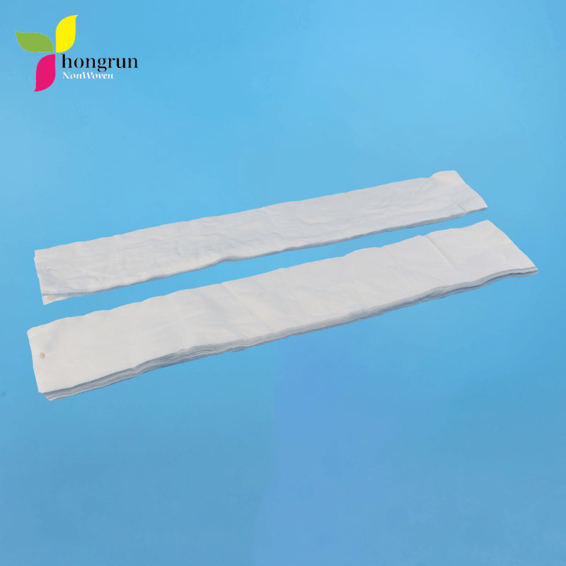 OEM High Quality Hair Salon Spunlace Nonwoven Barber Neck Disposable Strips 11*60cm 40gsm 100pcs