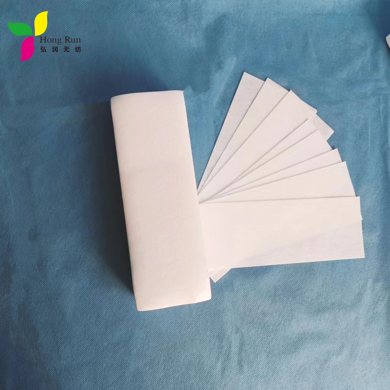 High Quality White Nonwoven Wax Strips Use In Salon For Hair Removal