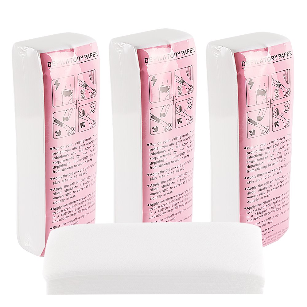 Disposable 7*20cm Nonwoven Fabric Hair Removal Wax Strip Paper