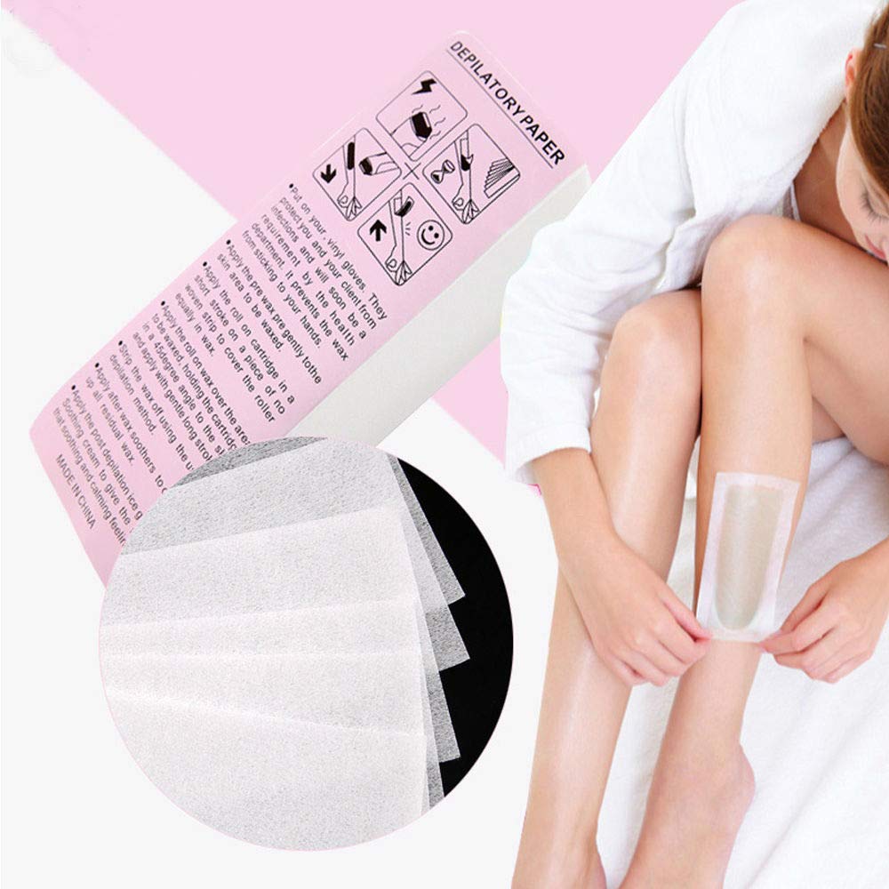 70gsm Disposable Nonwoven Body Arms Legs Facial Hair Removal Epilating Wax Strips