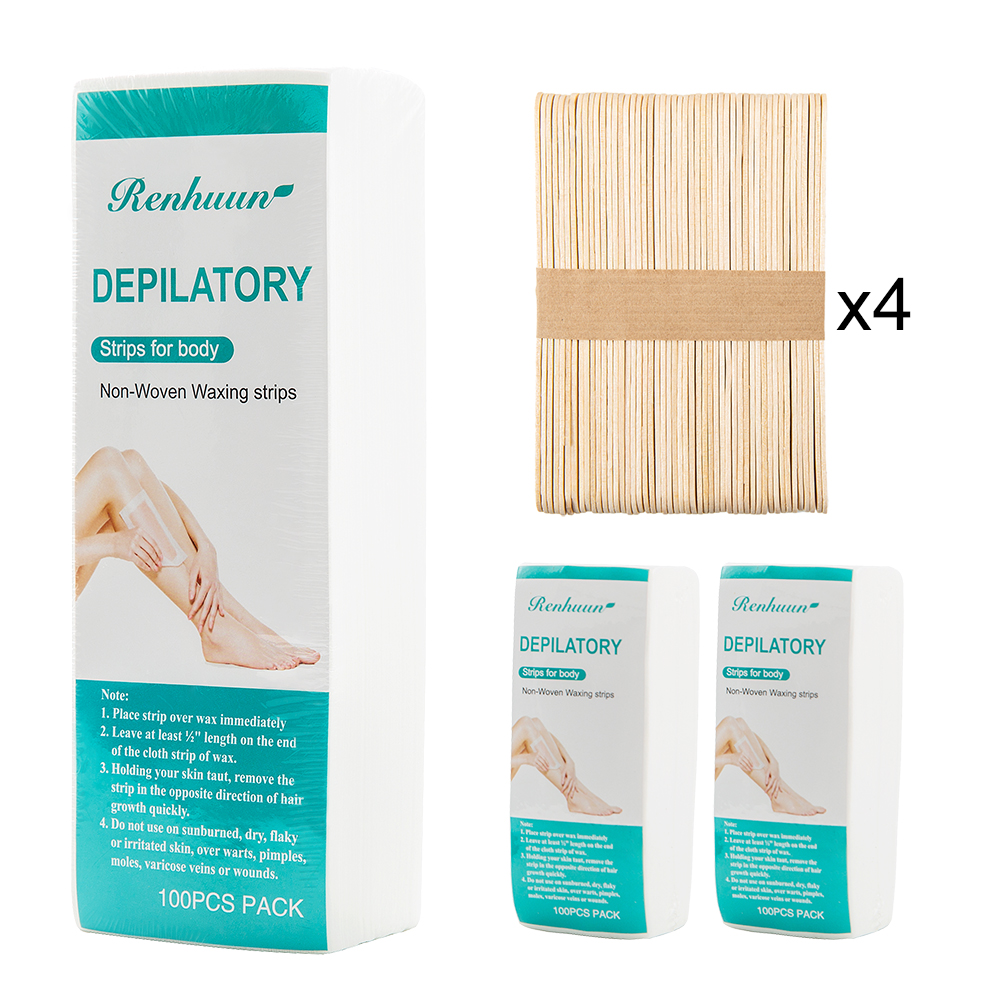 Hair removal 70gsm wax strips paper depilatory waxing strips