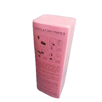 Disposable Depilatory Pink Hair Removal Wax Strips